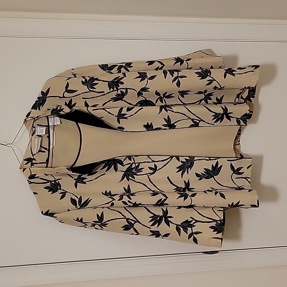 Draper's & Damon's Asian-inspired 2-piece shell & jacket set in 3X